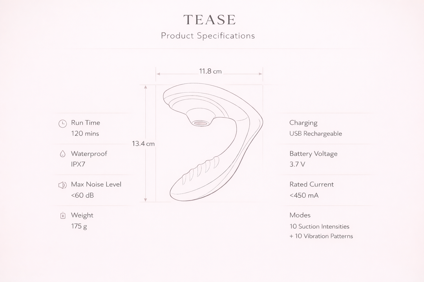 Tease - 2 in One Massager